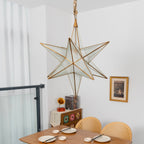 Luminara Murano Glass Star Chandelier by Bling Lighting Studio