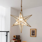 Luminara Murano Glass Star Chandelier by Bling Lighting Studio