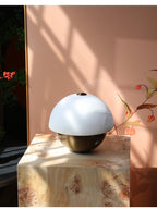 Luna Stone Mini Alabaster Table Lamp by Bling Lighting Studio