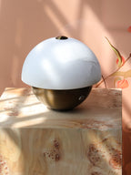Luna Stone Mini Alabaster Table Lamp by Bling Lighting Studio