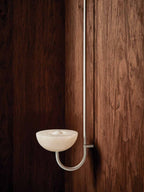 Lunaris Duo Alabaster Pendant Lamp by Bling Lighting Studio