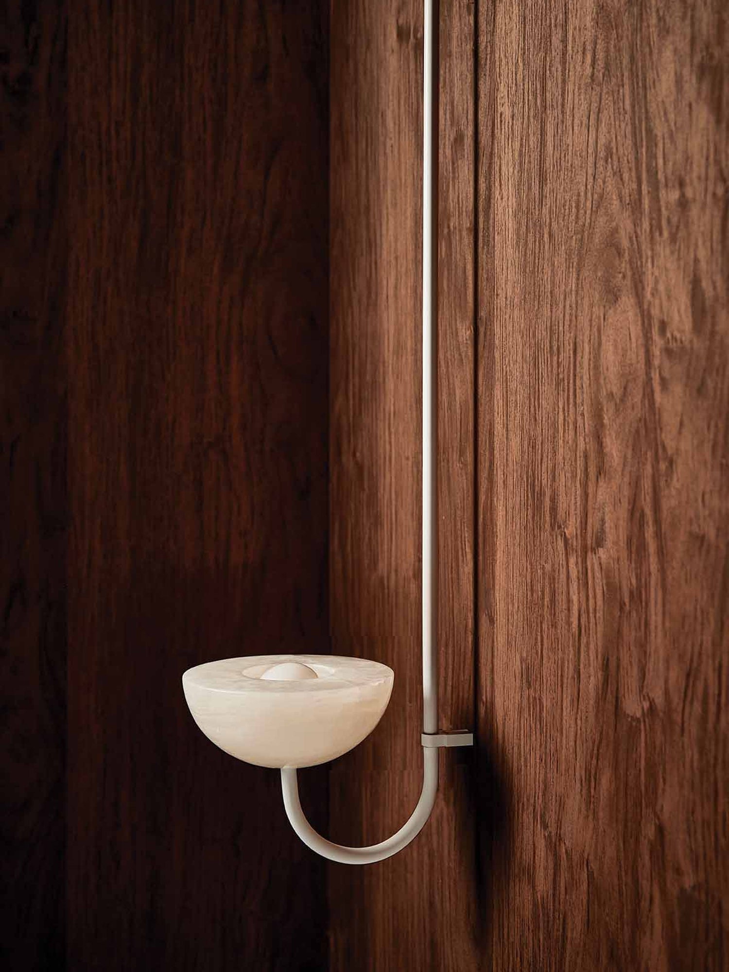 Lunaris Duo Alabaster Pendant Lamp by Bling Lighting Studio