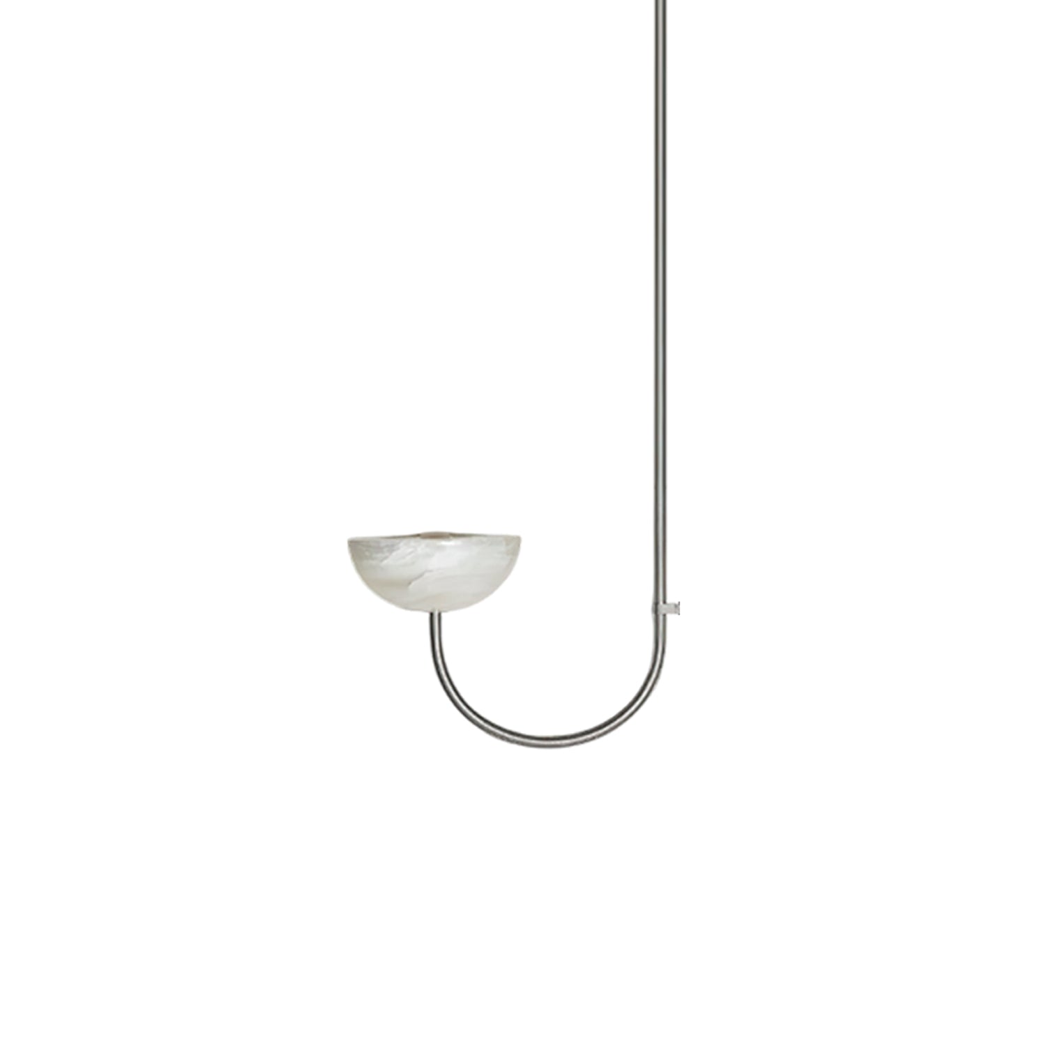 Lunaris Duo Alabaster Pendant Lamp by Bling Lighting Studio