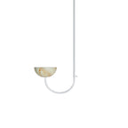 Lunaris Duo Alabaster Pendant Lamp by Bling Lighting Studio