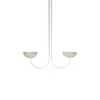 Lunaris Duo Alabaster Pendant Lamp by Bling Lighting Studio