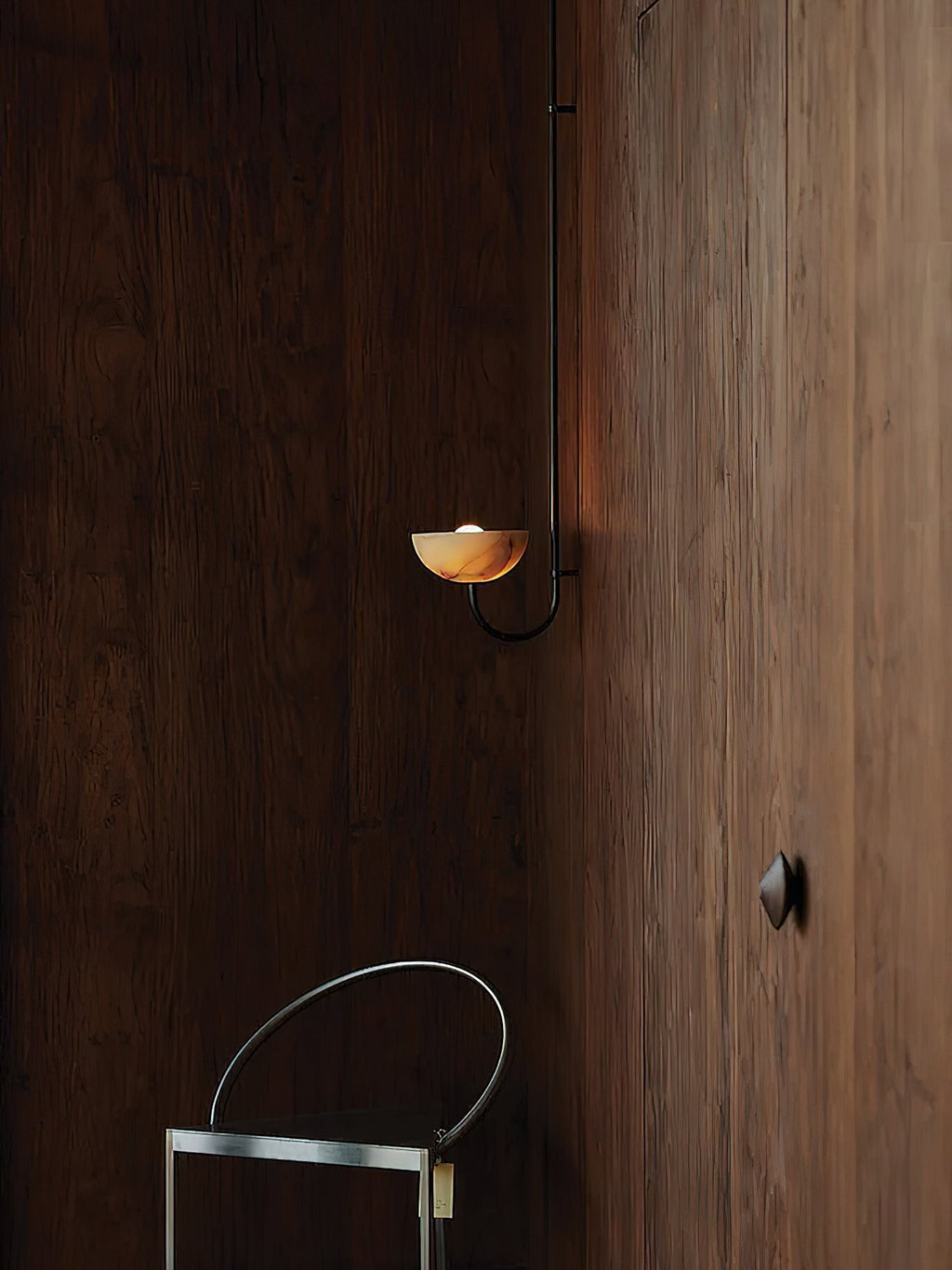 Lunaris Duo Alabaster Pendant Lamp by Bling Lighting Studio
