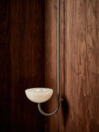 Lunaris Duo Alabaster Pendant Lamp by Bling Lighting Studio