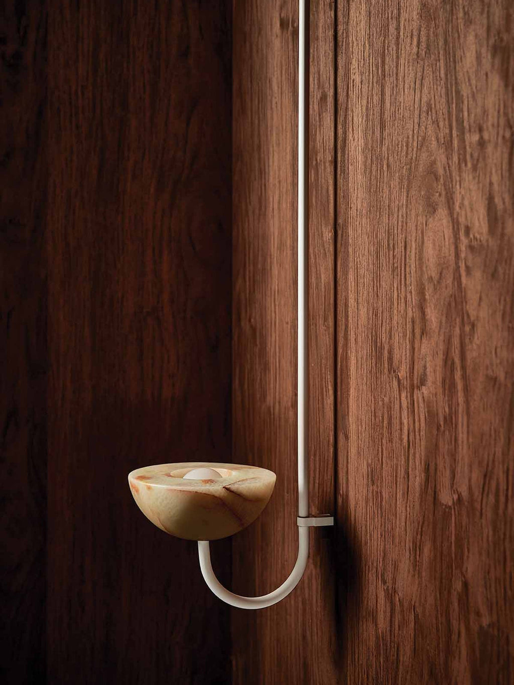 Lunaris Duo Alabaster Pendant Lamp by Bling Lighting Studio