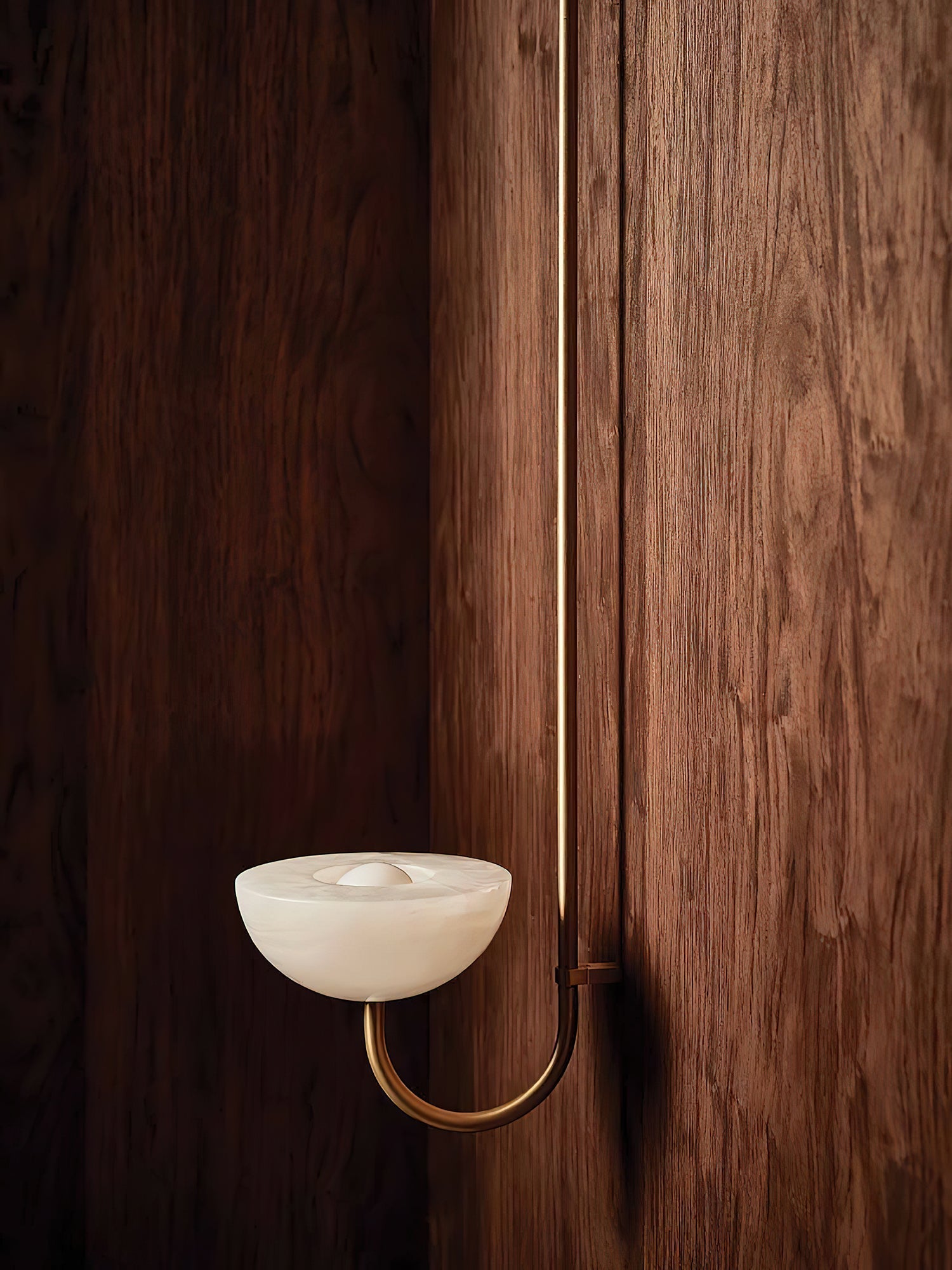 Lunaris Duo Alabaster Pendant Lamp by Bling Lighting Studio