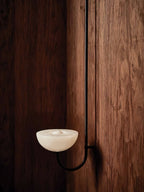 Lunaris Duo Alabaster Pendant Lamp by Bling Lighting Studio