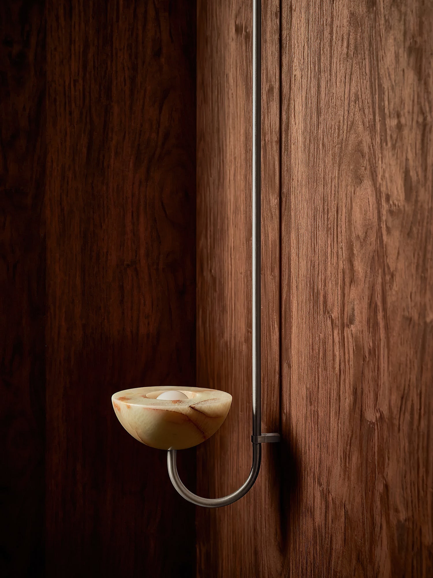 Lunaris Duo Alabaster Pendant Lamp by Bling Lighting Studio