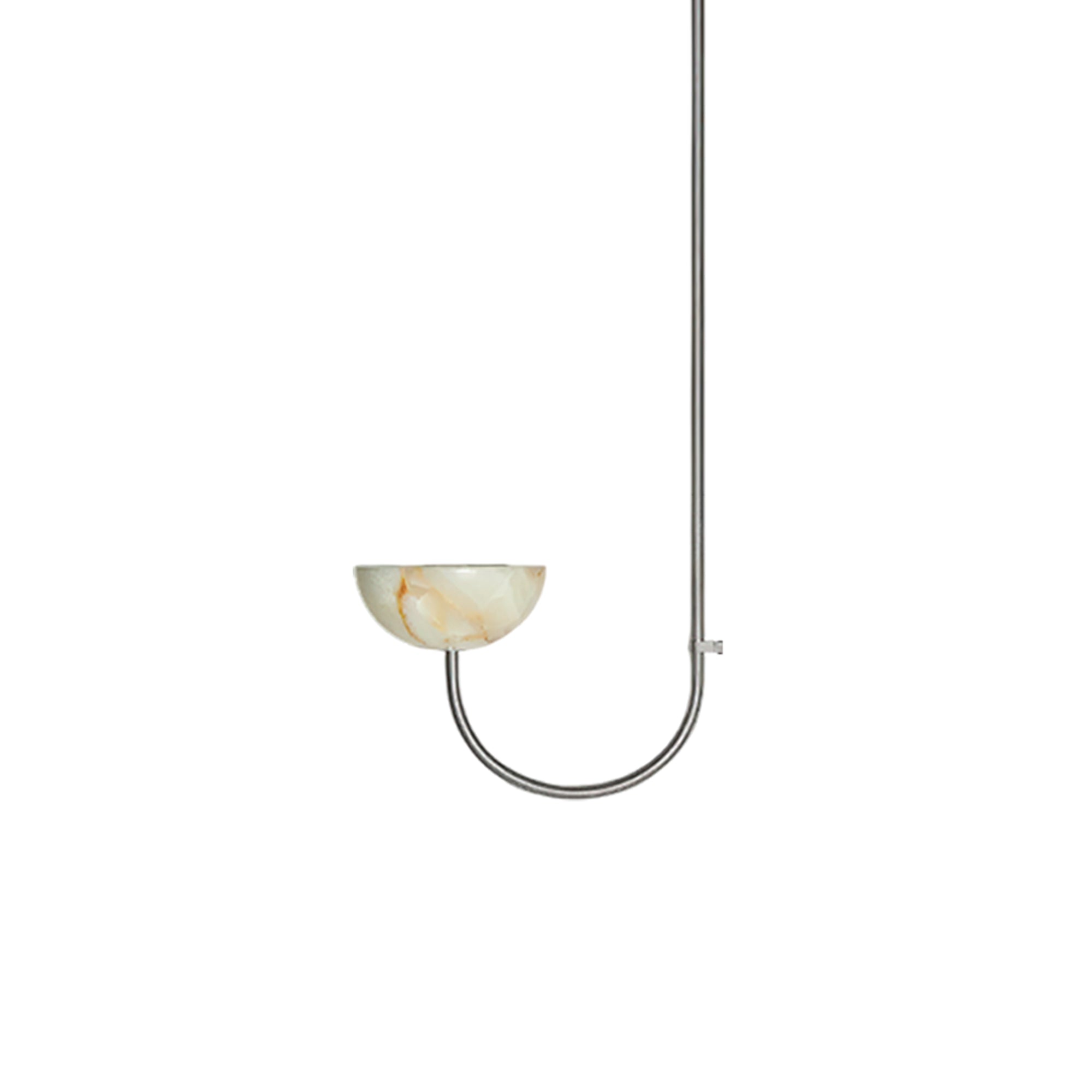 Lunaris Duo Alabaster Pendant Lamp by Bling Lighting Studio