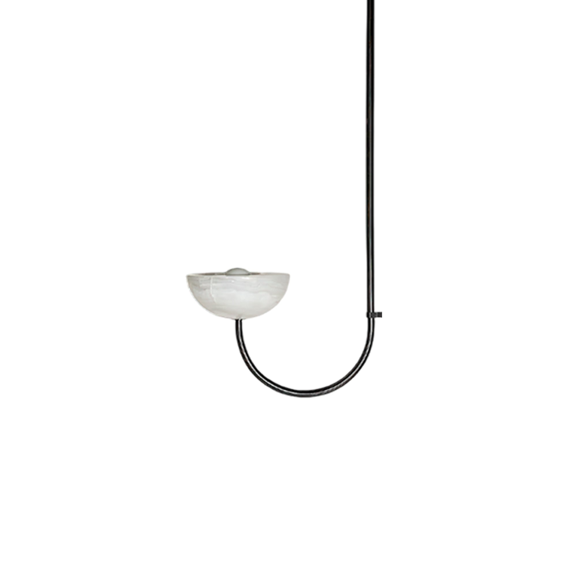 Lunaris Duo Alabaster Pendant Lamp by Bling Lighting Studio