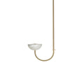 Lunaris Duo Alabaster Pendant Lamp by Bling Lighting Studio