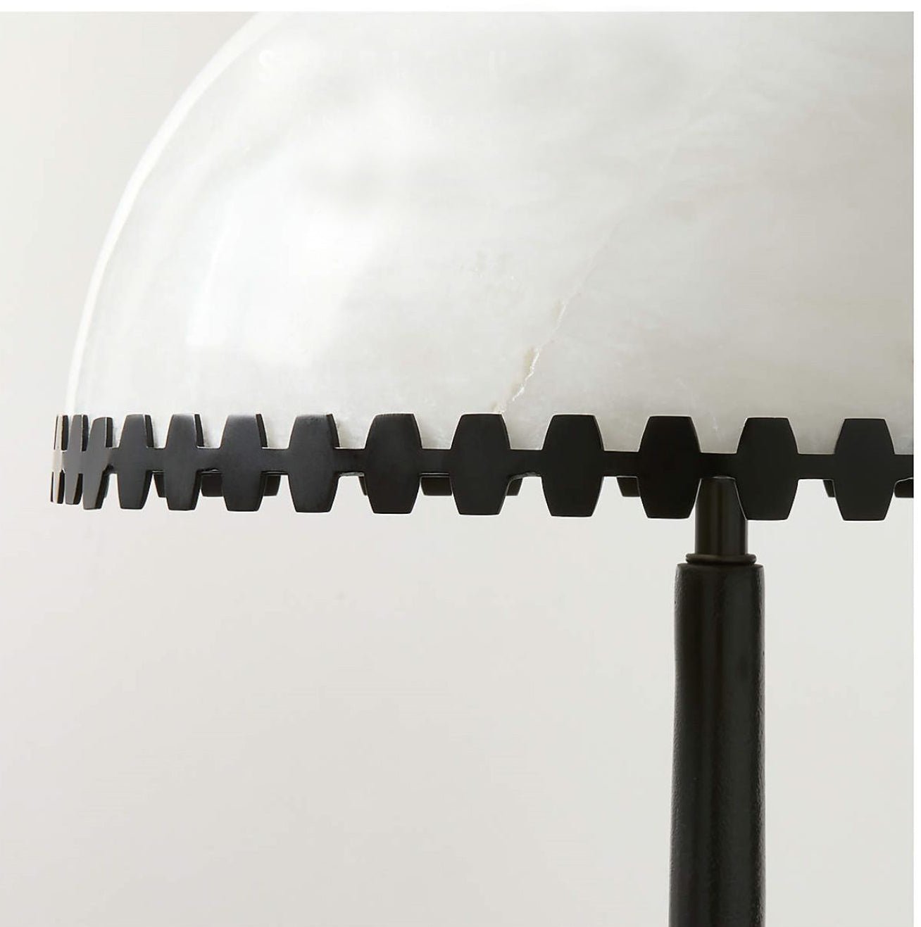 Lunarra Dome Alabaster Table Lamp by Bling Lighting Studio