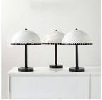 Lunarra Dome Alabaster Table Lamp by Bling Lighting Studio