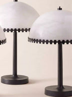 Lunarra Dome Alabaster Table Lamp by Bling Lighting Studio