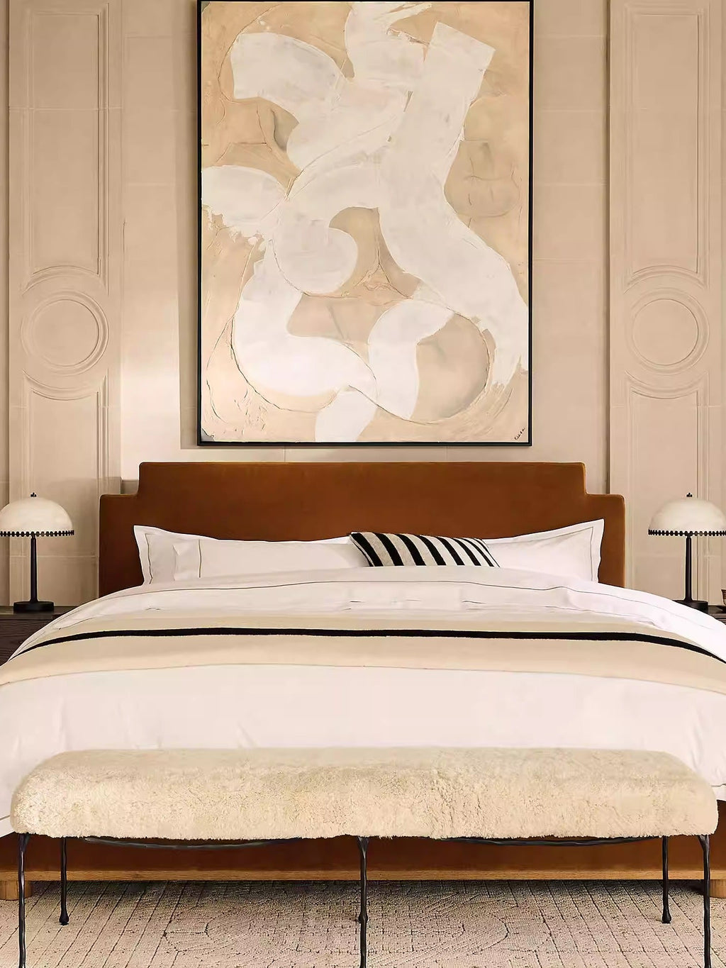 Lunarra Dome Alabaster Table Lamp by Bling Lighting Studio