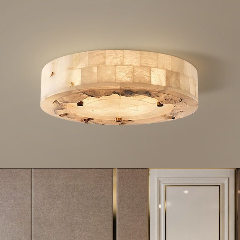 Luriel Alabaster Ceiling Light by Bling Lighting Studio