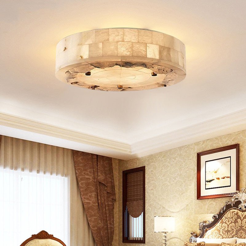 Luriel Alabaster Ceiling Light by Bling Lighting Studio