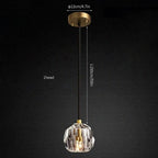 Luxury Faceted Crystal Cluster Chandelier by Bling Lighting Studio