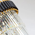 Luxury Oversize Crystal Chandelier for high ceiling staircase and foyer lighting
