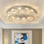 Lyla Crystal Flush Mount Ceiling Light - Bling Lighting Studio