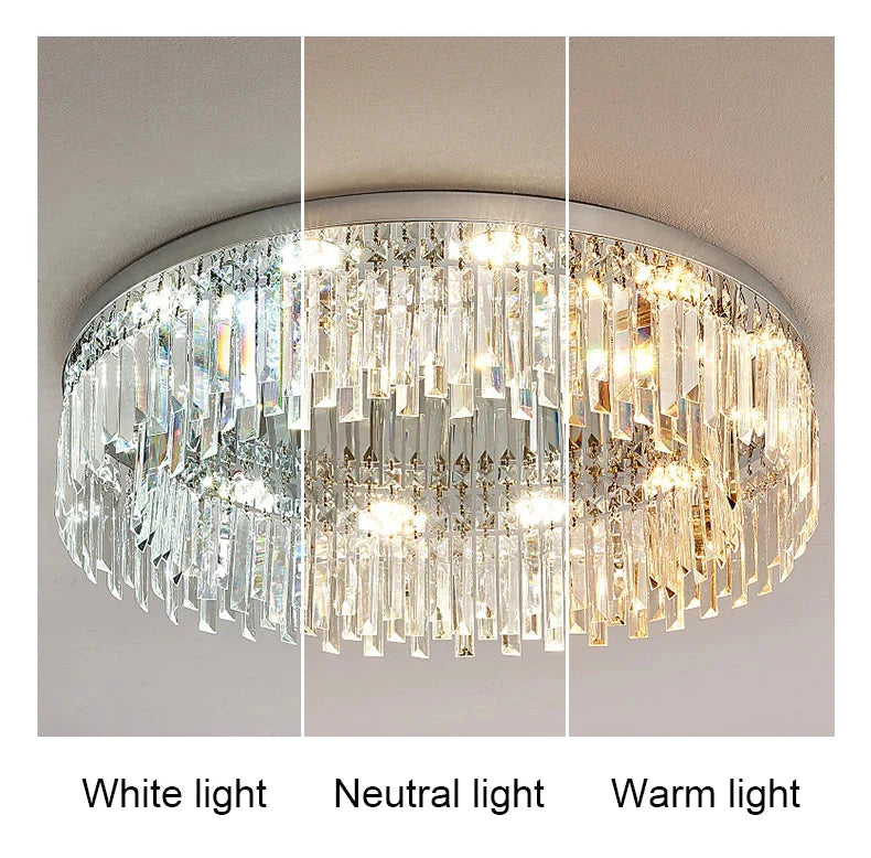 Lyla Crystal Flush Mount Ceiling Light - Bling Lighting Studio