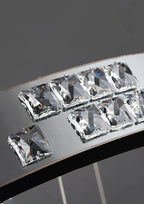 Malen Multi Ring Pendant Light for high ceiling staircase and foyer lighting