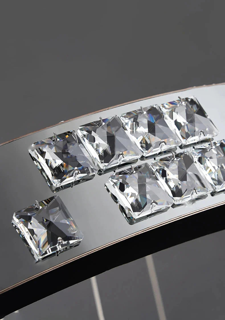 Malen Multi Ring Pendant Light for high ceiling staircase and foyer lighting
