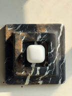 Marblume Square Marble Wall Lamp by Bling Lighting Studio