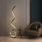 Marya LED Wavy Floor Lamp - Bling Lighting Studio
