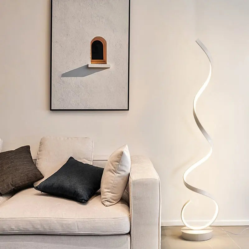 Marya LED Wavy Floor Lamp - Bling Lighting Studio