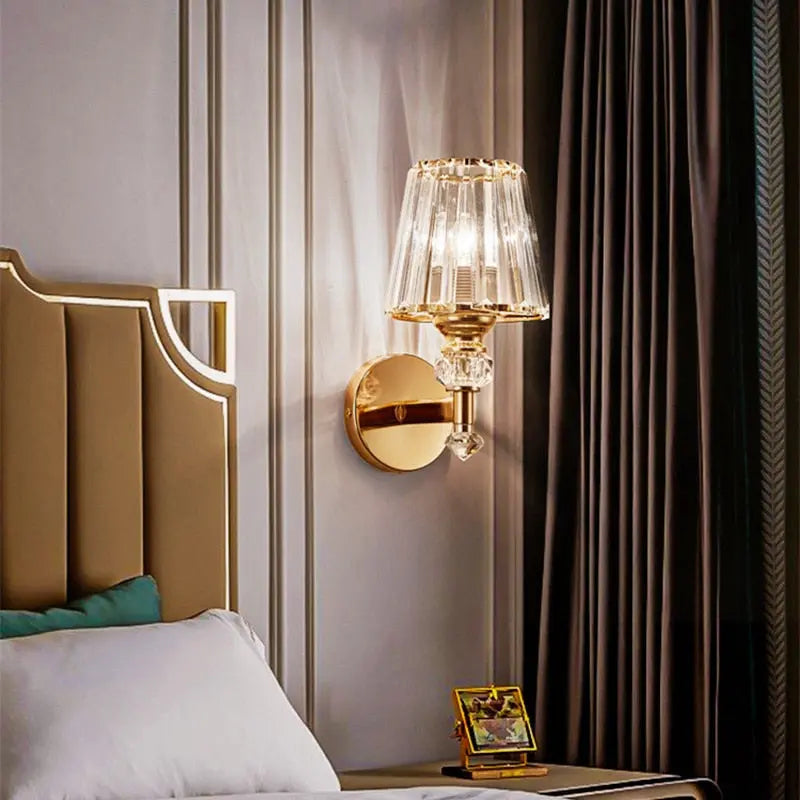 Mavis Wall Lights with Crystals - Bling Lighting Studio