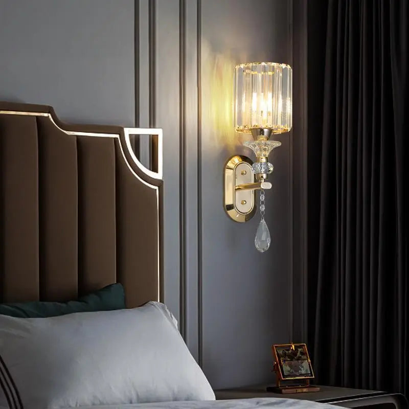 Mavis Wall Lights with Crystals - Bling Lighting Studio