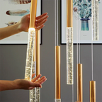 Mina Crystal Entryway Light Fixtures High Ceiling for high ceiling staircase and foyer lighting