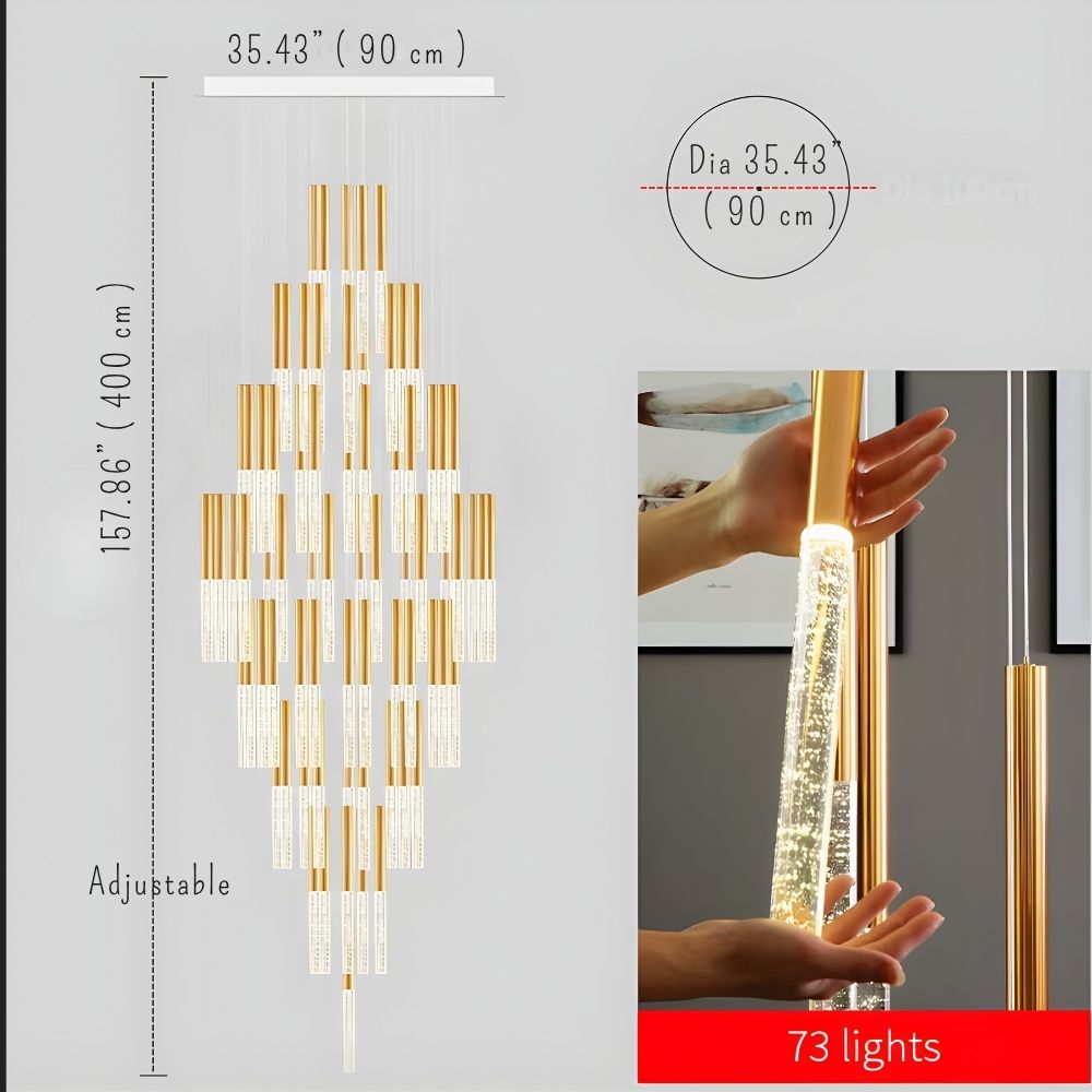 Mina Crystal Entryway Light Fixtures High Ceiling for high ceiling staircase and foyer lighting