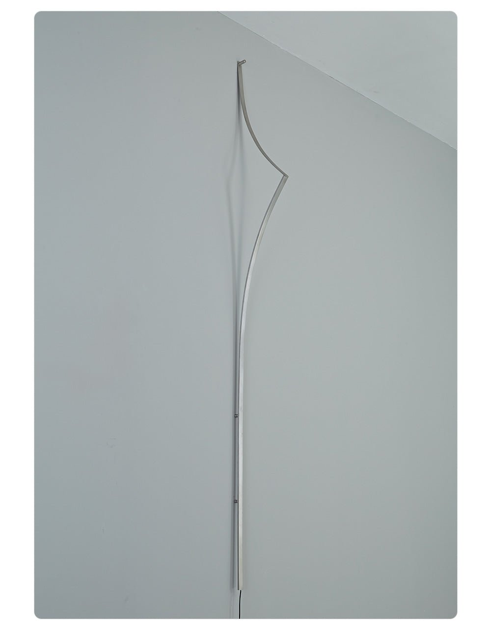 Minimalist Curving Ribbon LED Wall Sconce by Bling Lighting Studio