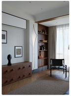 Minimalist Curving Ribbon LED Wall Sconce by Bling Lighting Studio