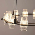 Misty 2-Layer Ring Modern Retro Chandelier - Bling Lighting Studio