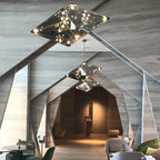 Modern Angular Diamond Style LED Pendant Light - Bling Lighting Studio