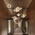 Modern Angular Diamond Style LED Pendant Light - Bling Lighting Studio