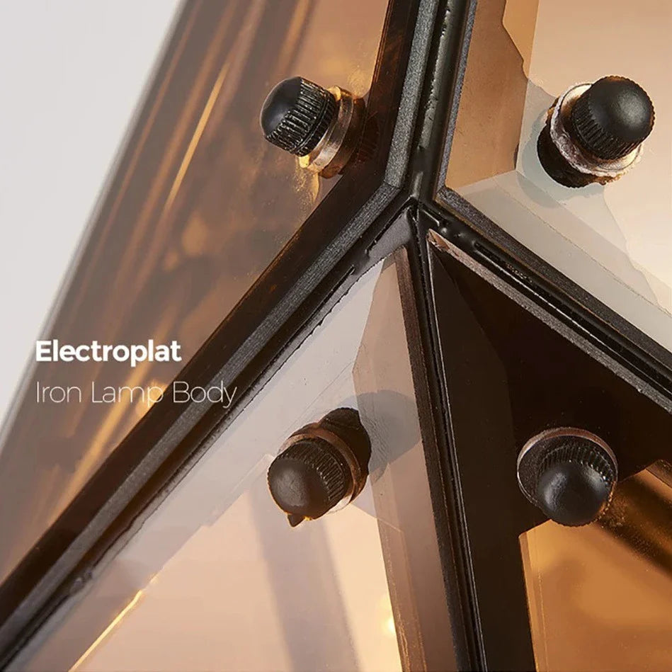 Modern Angular Diamond Style LED Pendant Light - Bling Lighting Studio