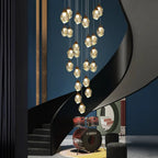 Modern Crystal Chandelier for High Ceiling Living Room for high ceiling staircase and foyer lighting