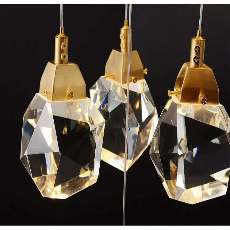 Modern Crystal Chandelier for High Ceiling Living Room for high ceiling staircase and foyer lighting