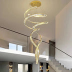 Modern Crystal Light Fixture for Staircase & Foyer & High Ceiling for high ceiling staircase and foyer lighting