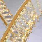 Modern Crystal Light Fixture for Staircase & Foyer & High Ceiling for high ceiling staircase and foyer lighting