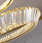 Modern Crystal Light Fixture for Staircase & Foyer & High Ceiling for high ceiling staircase and foyer lighting