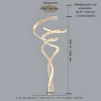 Modern Crystal Light Fixture for Staircase & Foyer & High Ceiling for high ceiling staircase and foyer lighting