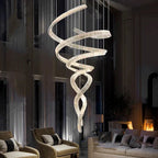 Modern Crystal Light Fixture for Staircase & Foyer & High Ceiling for high ceiling staircase and foyer lighting